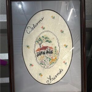 Welcome Friends cross stitch